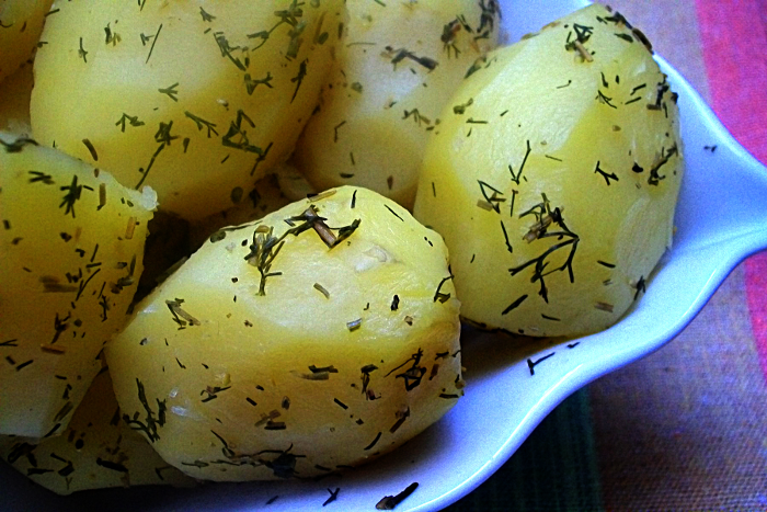 ziemniaki z parowaru